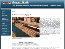Tablet Screenshot of gauge1north.org.uk
